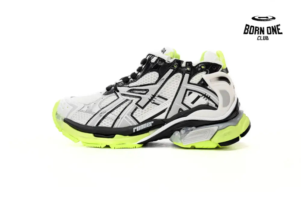 Balenciaga Runner Black white and Yellow
