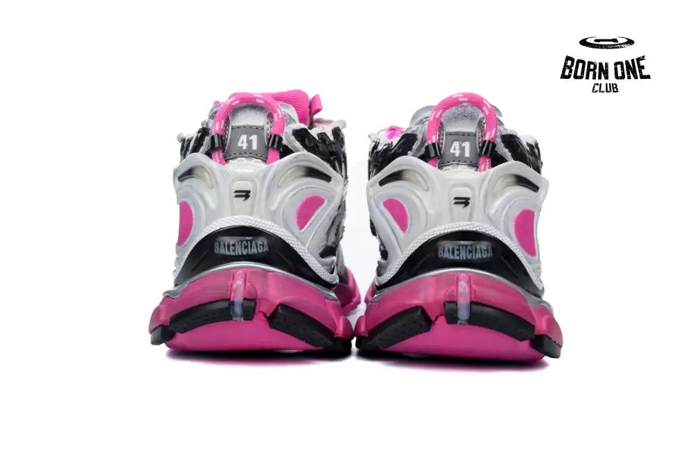 Balenciaga Runner Silver Red