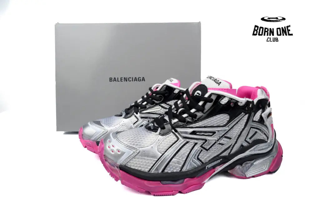 Balenciaga Runner Silver Red