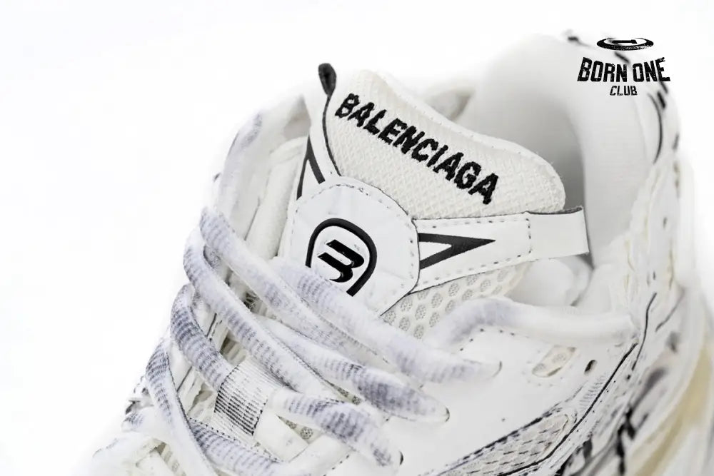 Balenciaga Runner White And Black Characters