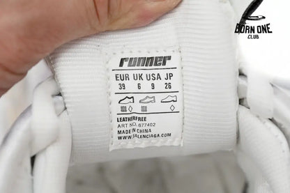 Balenciaga Runner White And Black Characters