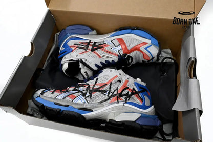 Balenciaga Runner White And Blue Printing
