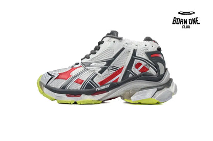 Balenciaga Runner White Black and Red