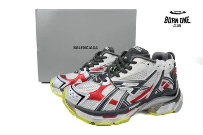 Balenciaga Runner White Black and Red