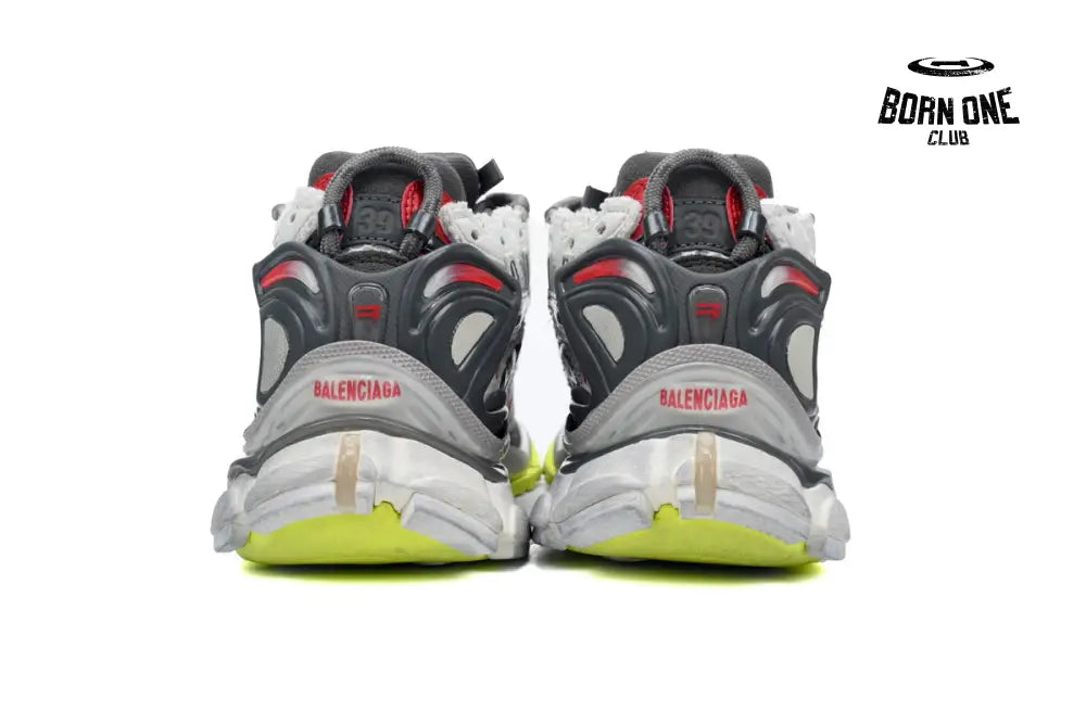 Balenciaga Runner White Black and Red