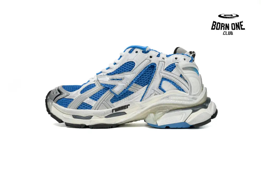 Balenciaga Runner White Blue