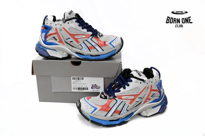 Balenciaga Runner White Blue Orange