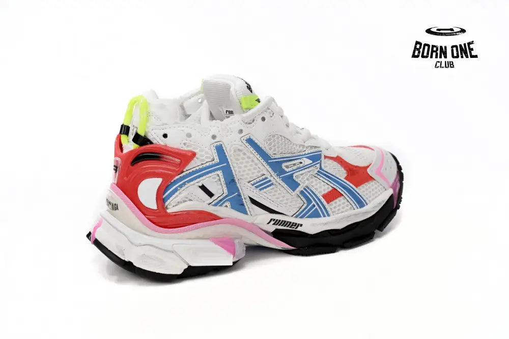 Balenciaga Runner White Blue Red