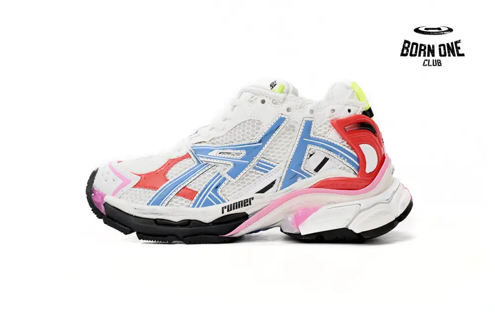 Balenciaga Runner White Blue Red