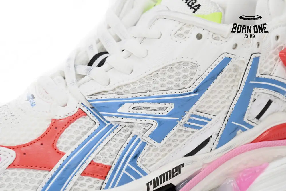 Balenciaga Runner White Blue Red