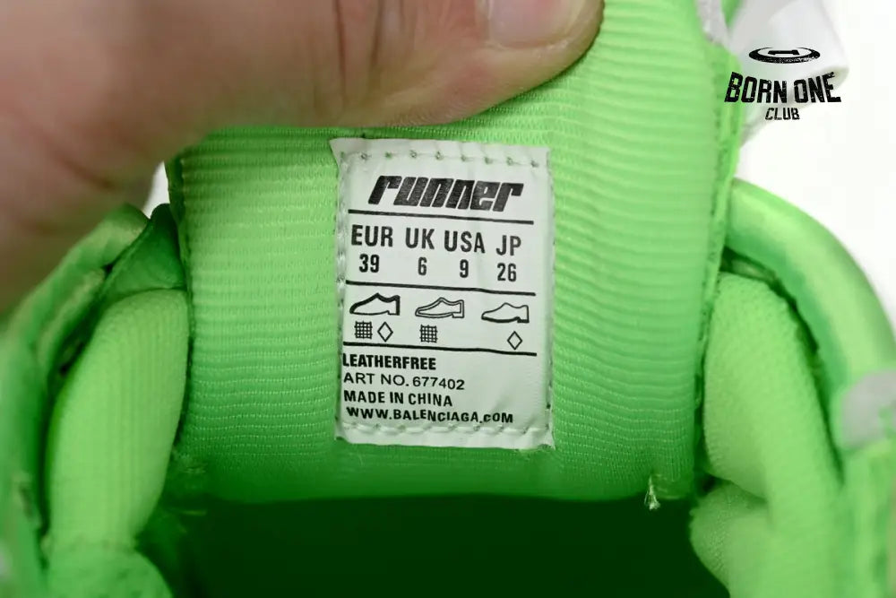 Balenciaga Runner White Green