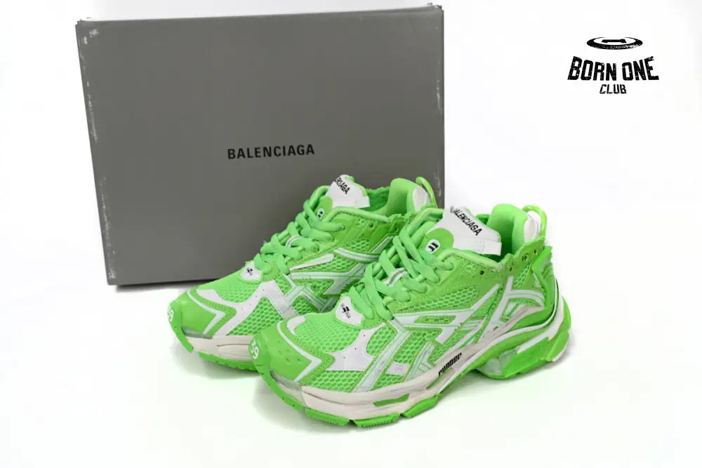 Balenciaga Runner White Green