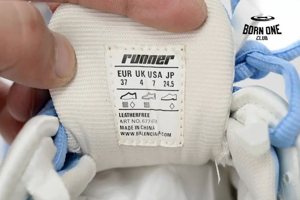 Balenciaga Runner White Light Blue