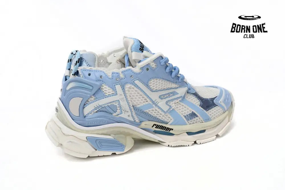 Balenciaga Runner White Light Blue