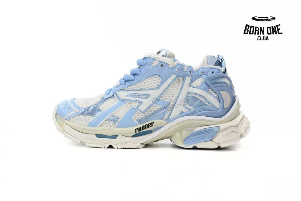 Balenciaga Runner White Light Blue