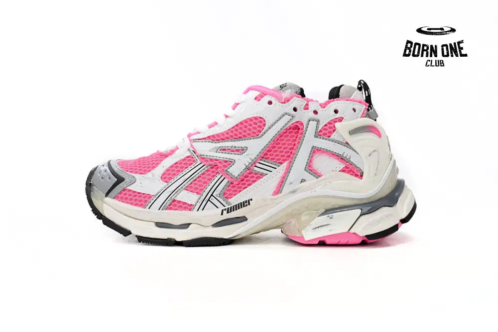 Balenciaga Runner White Red Powder