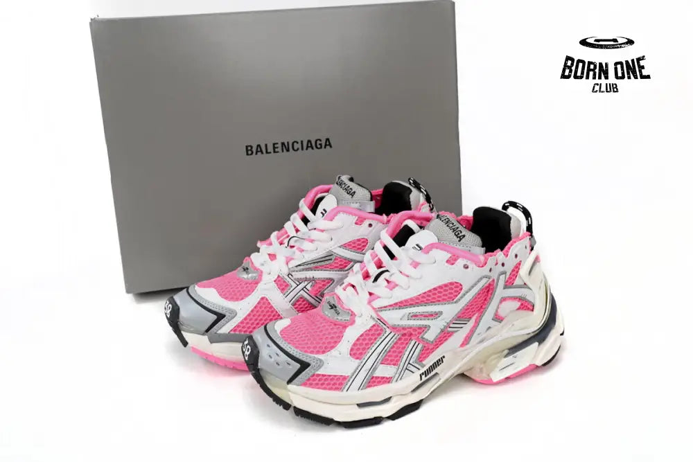 Balenciaga Runner White Red Powder