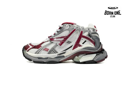 Balenciaga Runner White Wine Red