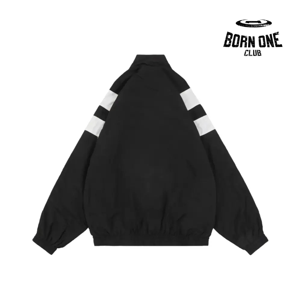 Balenciaga Sporty B Tracksuit Jacket Black Grey White Jaqueta