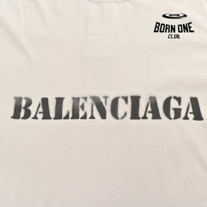 Balenciaga Stencil Logo T-Shirt Camiseta T-shirt