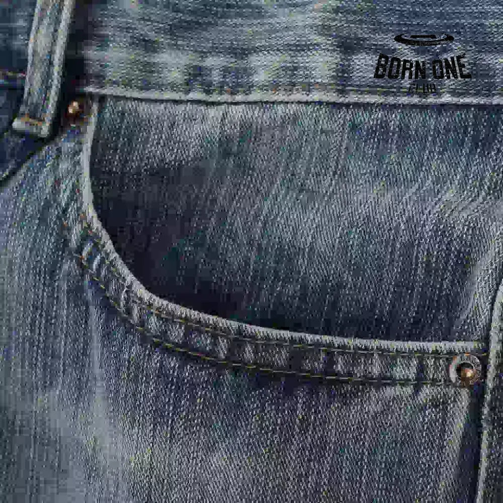 Balenciaga Stencil Type Hybrid Baggy Pants in Blue Calça Jeans