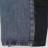 Balenciaga Stencil Type Hybrid Baggy Pants in Blue Calça Jeans