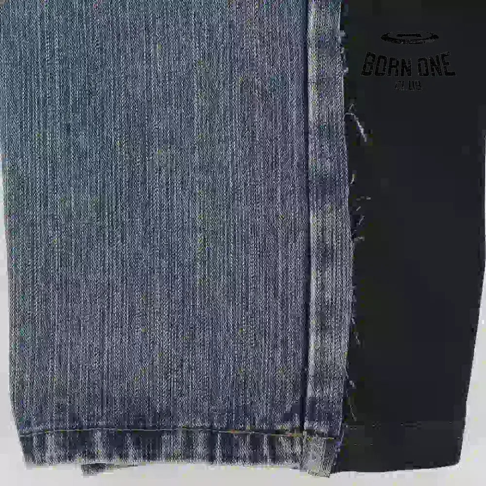 Balenciaga Stencil Type Hybrid Baggy Pants in Blue Calça Jeans