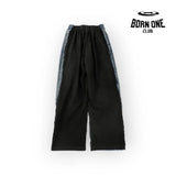 Balenciaga Stencil Type Hybrid Baggy Pants in Blue Calça Jeans