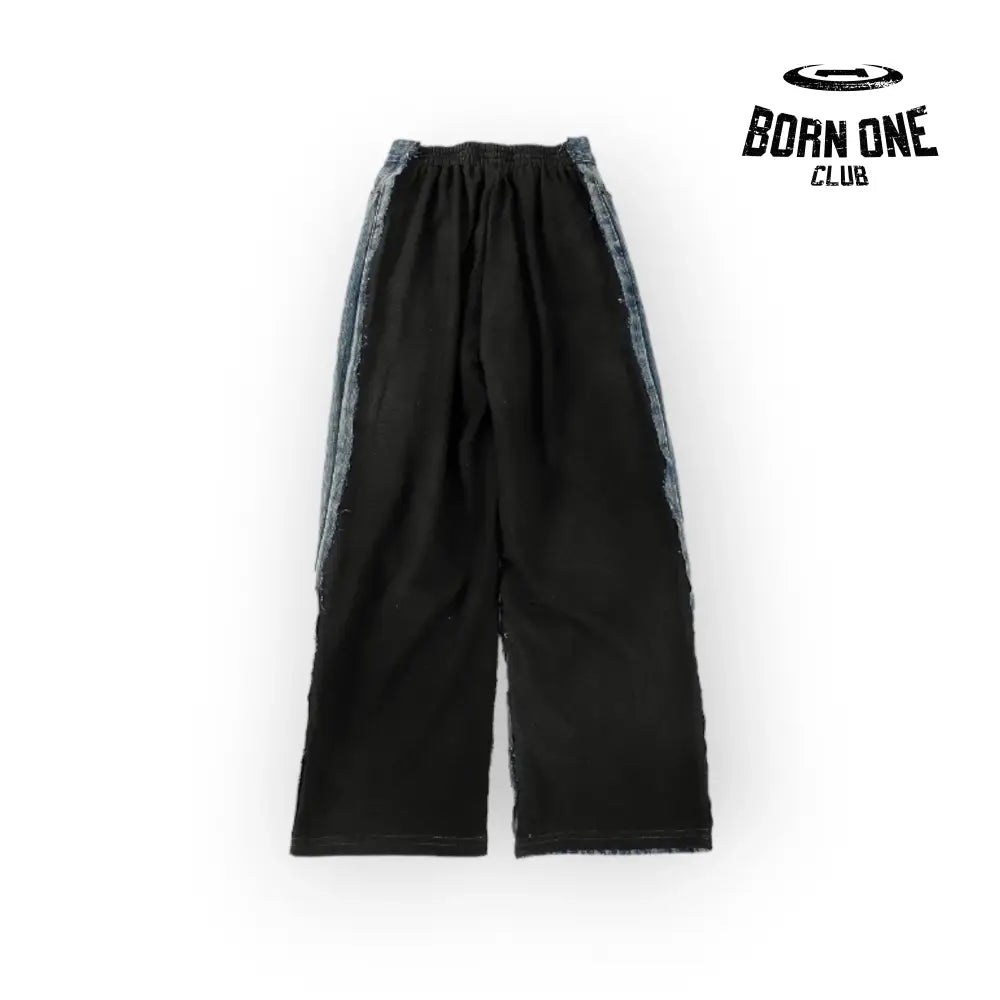 Balenciaga Stencil Type Hybrid Baggy Pants in Blue Calça Jeans