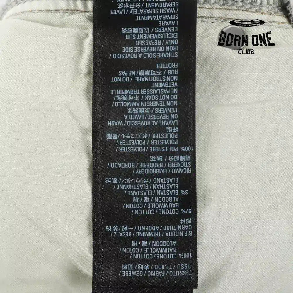 Balenciaga Stencil Type Hybrid Baggy Pants in Blue Calça Jeans