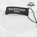 Balenciaga T-Shirt - Distressed Logo Camiseta T-shirt