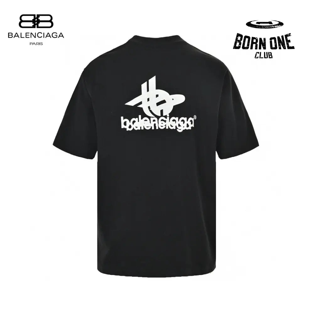 Balenciaga T-Shirt - Overlapping Logo Camiseta T-shirt