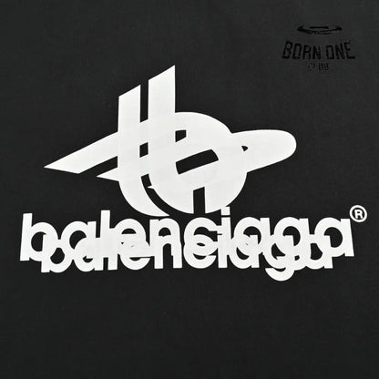 Balenciaga T-Shirt - Overlapping Logo Camiseta T-shirt