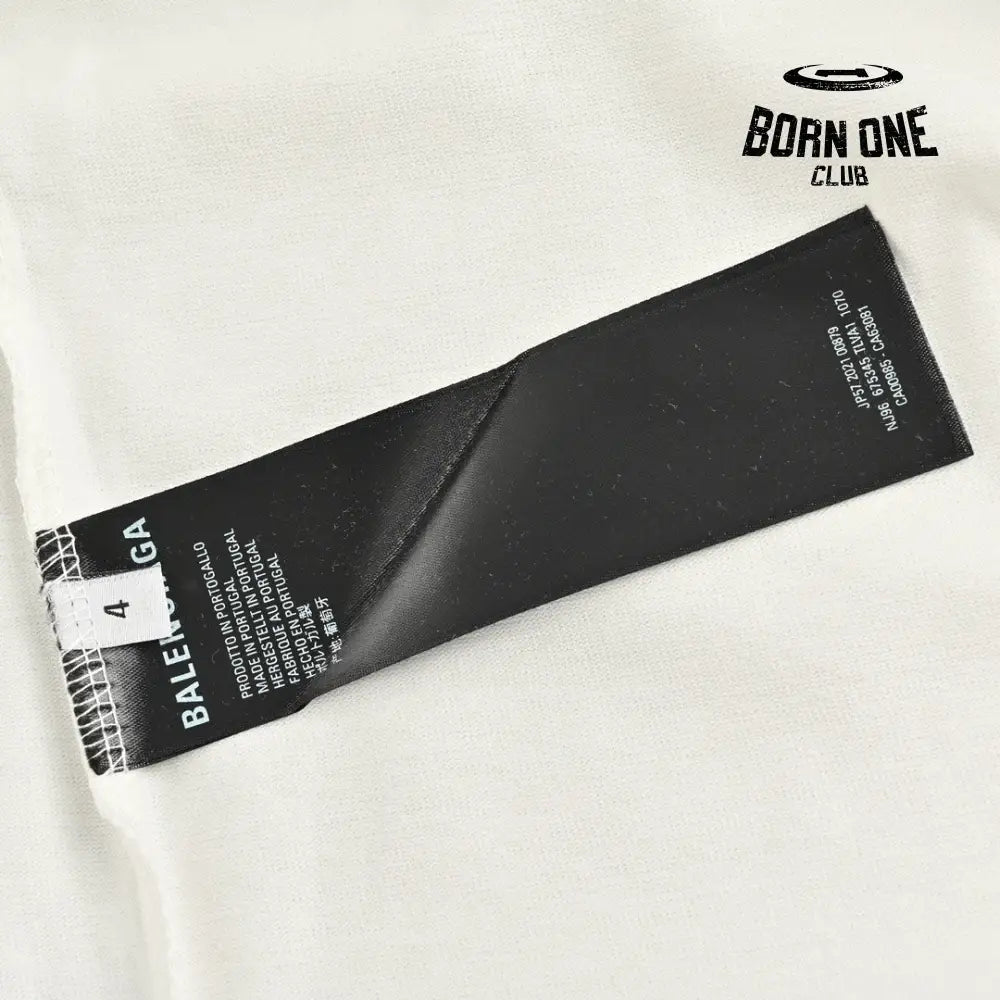 Balenciaga T-Shirt - Overlapping Logo Camiseta T-shirt