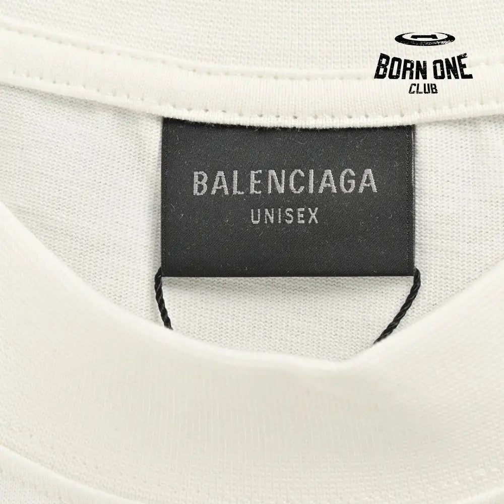 Balenciaga T-Shirt - Overlapping Logo Camiseta T-shirt