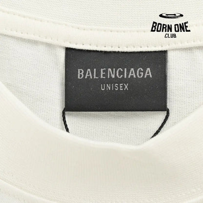 Balenciaga T-Shirt - Overlapping Logo Camiseta T-shirt