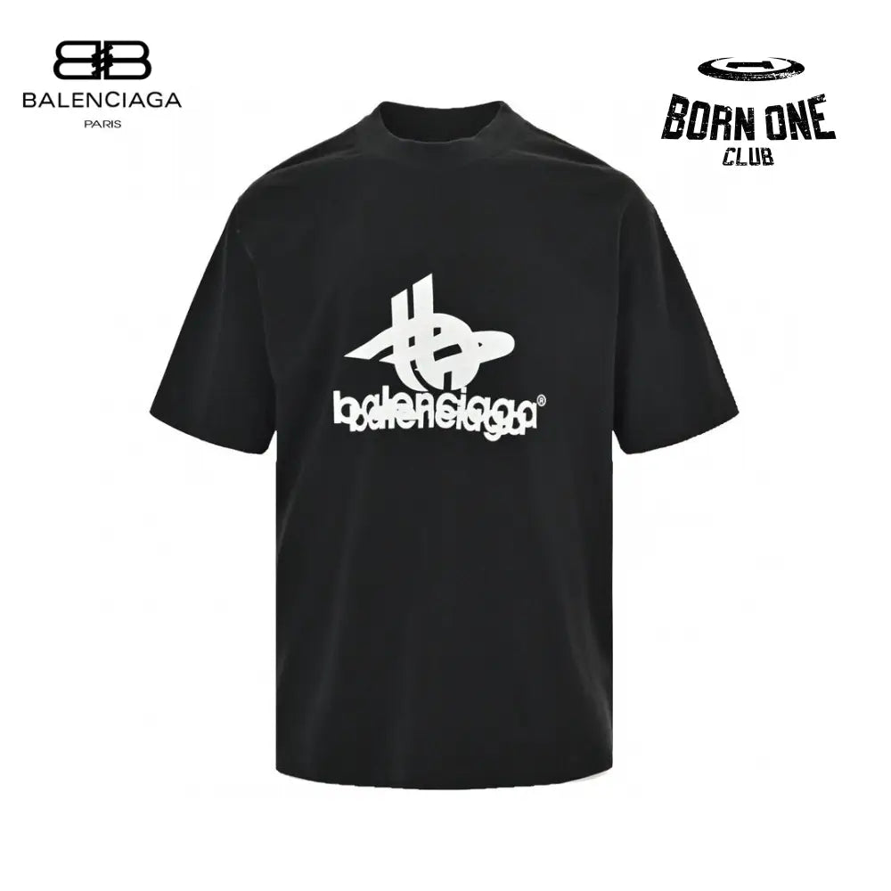 Balenciaga T-Shirt - Overlapping Logo Camiseta T-shirt