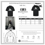 Balenciaga T-Shirt - Overlapping Logo Camiseta T-shirt