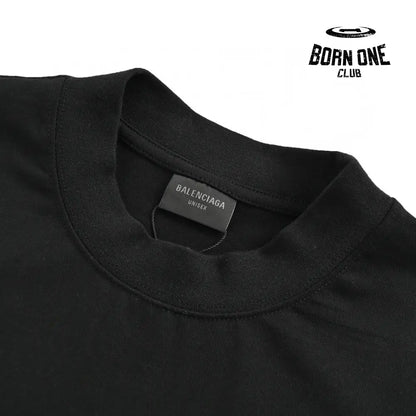 Balenciaga T-Shirt - Overlapping Logo Camiseta T-shirt