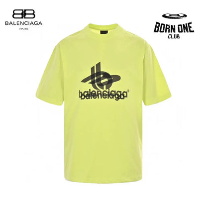 Balenciaga T-Shirt - Overlapping Logo Camiseta T-shirt