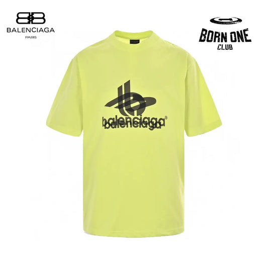 Balenciaga T-Shirt - Overlapping Logo Camiseta T-shirt