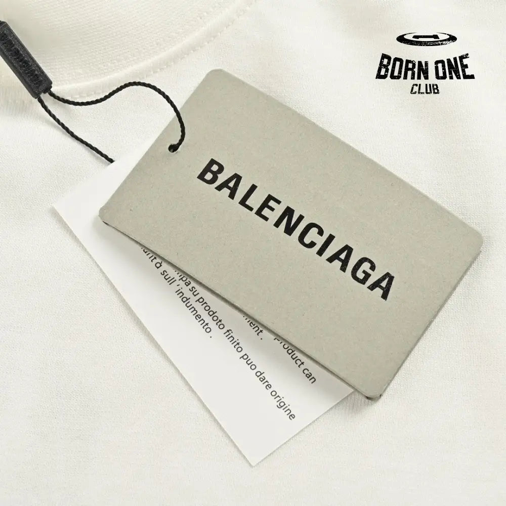 Balenciaga T-Shirt - Overlapping Logo Camiseta T-shirt