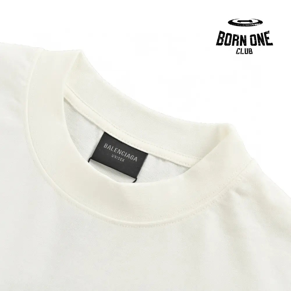 Balenciaga T-Shirt - Overlapping Logo Camiseta T-shirt