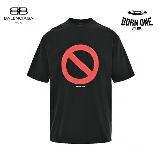 Balenciaga T-Shirt - Prohibition Symbol Camiseta T-shirt