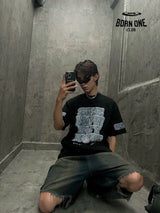 Balenciaga T-Shirt - Text and Graphic Design Camiseta T-shirt