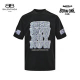 Balenciaga T-Shirt - Text and Graphic Design Camiseta T-shirt