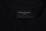 Balenciaga T-shirt with Gothic Flame Logo Camiseta T-shirt