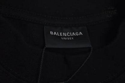 Balenciaga T-shirt with Gothic Flame Logo Camiseta T-shirt
