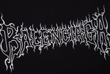 Balenciaga T-shirt with Gothic Flame Logo Camiseta T-shirt
