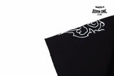 Balenciaga T-shirt with Gothic Flame Logo Camiseta T-shirt